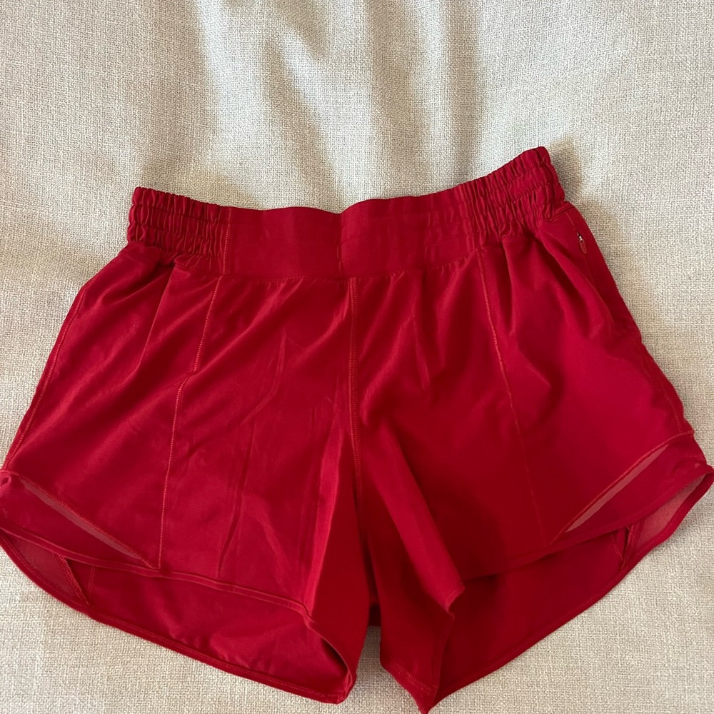 Lululemon Hotty Hot Shorts - Red